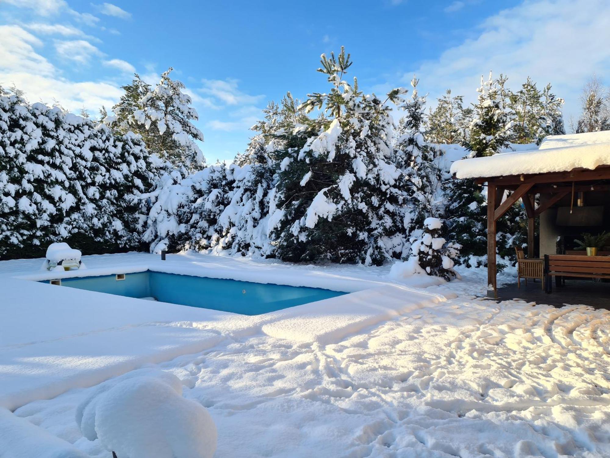 Vila Wigwam Dom Z Basenem Na Kaszubach Sulęczyno Exteriér fotografie